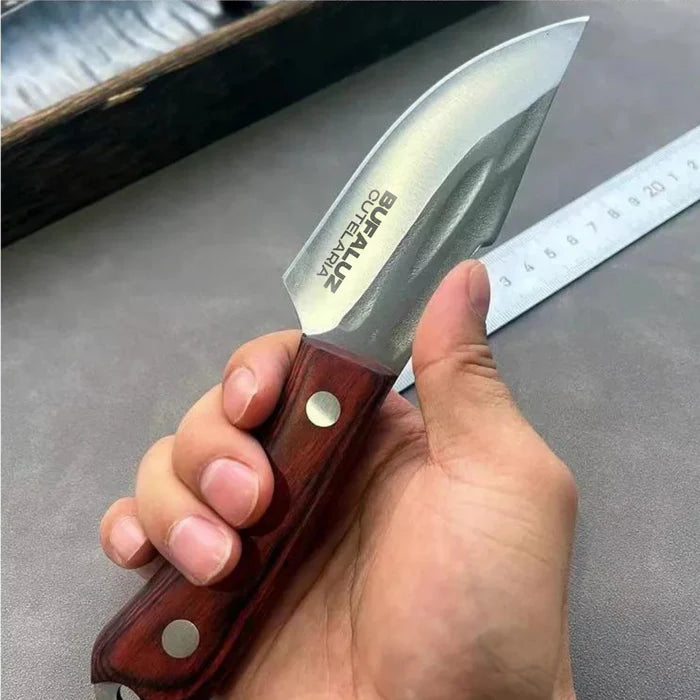 [OFERTA LIMITADA] Compra 1 y llévate 2 gratis + Funda de cuero - Combo de 2 cuchillos de cactus forjados a mano