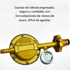 AquaSafe™ – Regulador Premium con Válvula de Seguridad